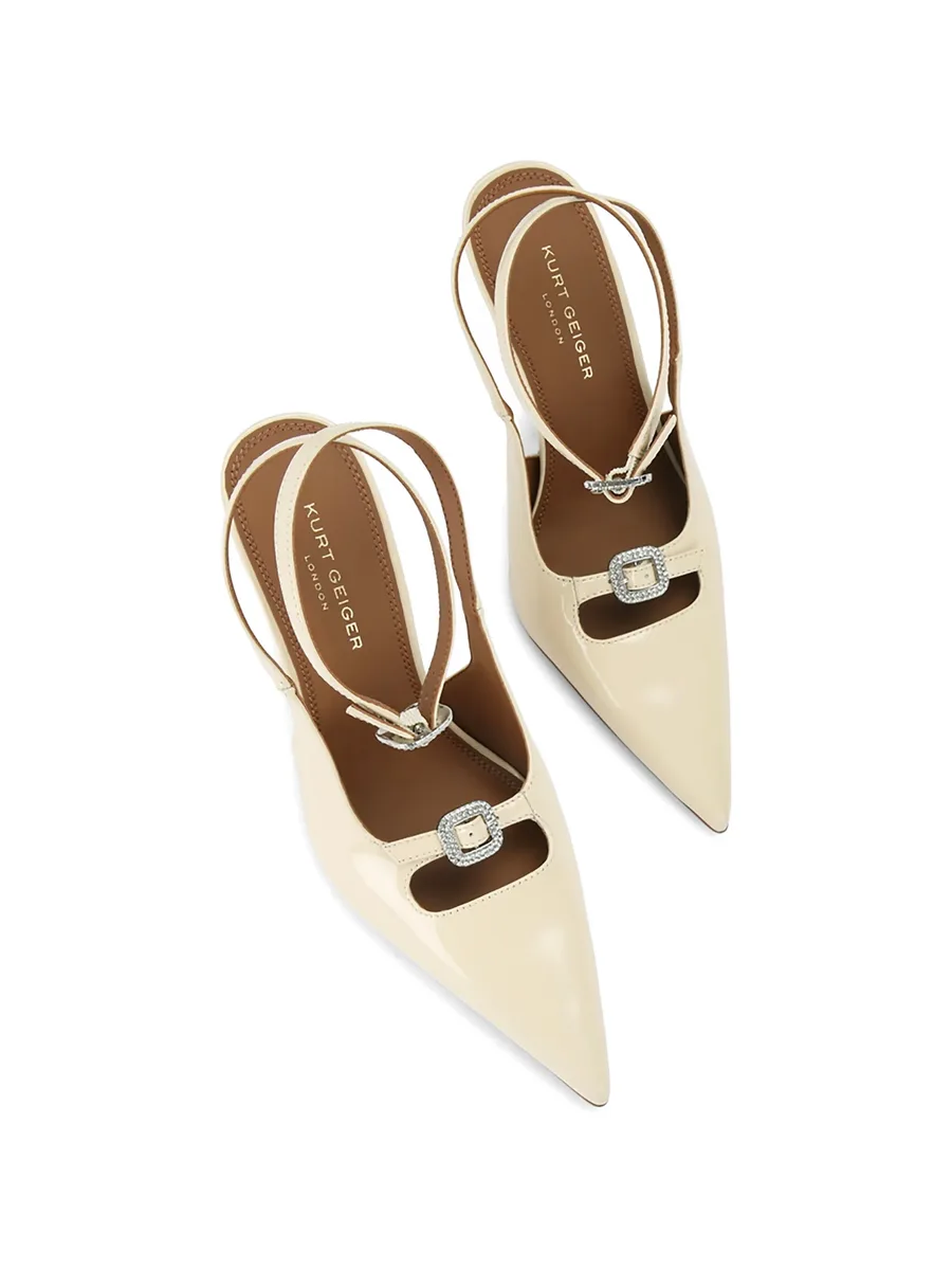 crystal-embellished buckle-fastening pumps 4