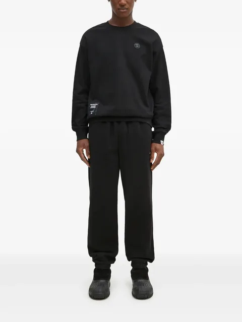 elasticated-ankle track pants