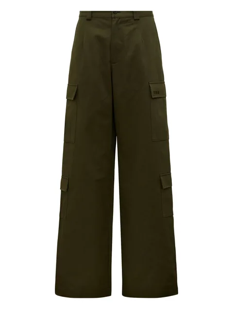 cargo-pocket trousers