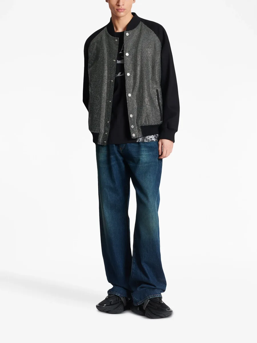 rhinestone-embellished bomber jacket 4