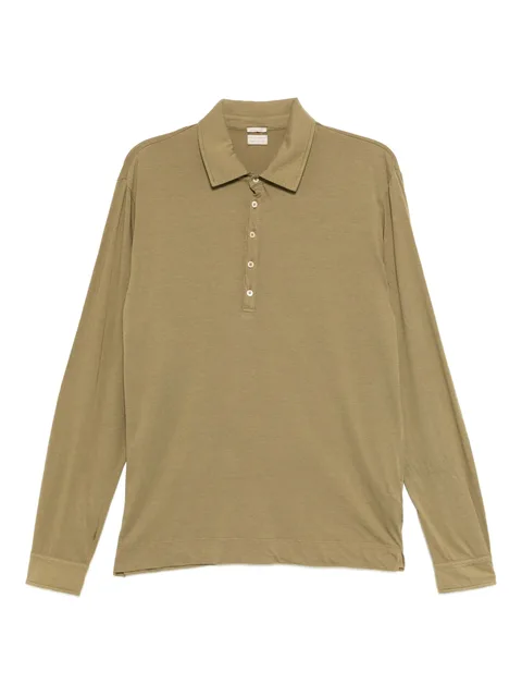 long-sleeve polo shirt