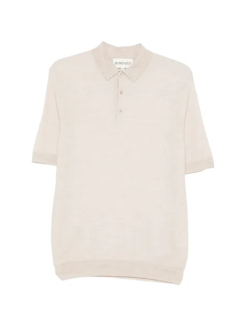 micro-stripe polo shirt