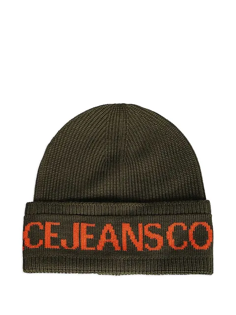 logo-embroidered beanie