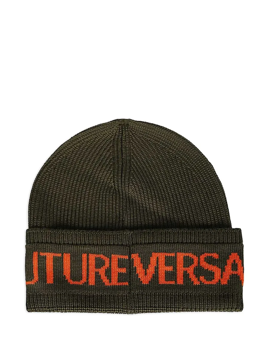 logo-embroidered beanie 4
