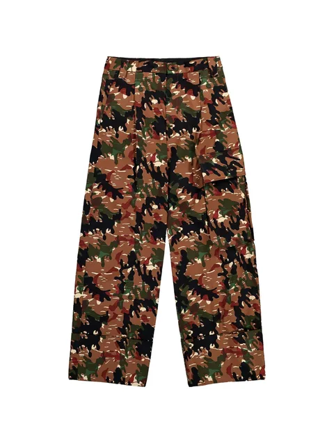 Major camouflage pocket trousers