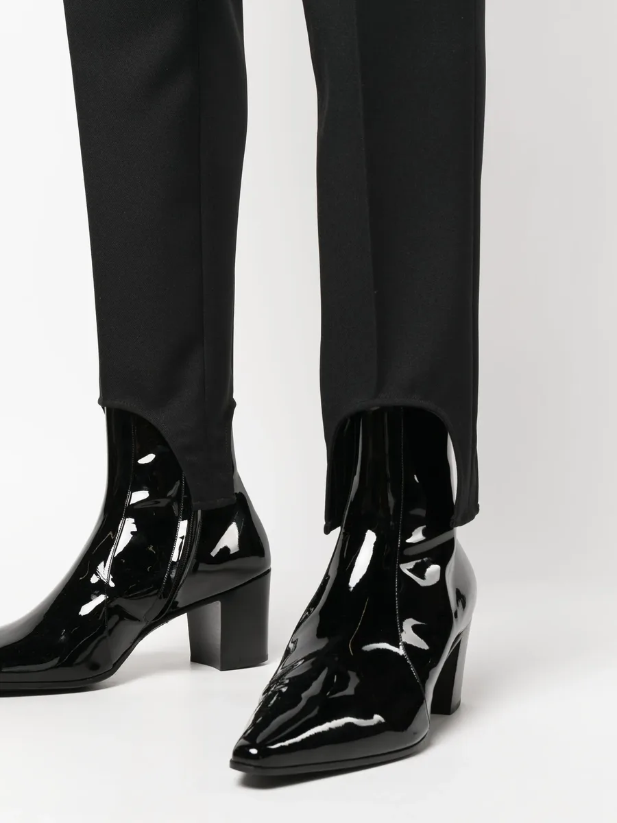 tapered stirrup trousers 9