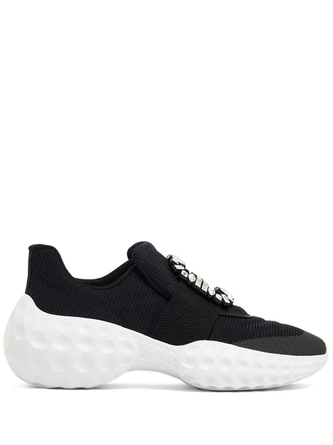 Viv Run embellished-buckle sneakers