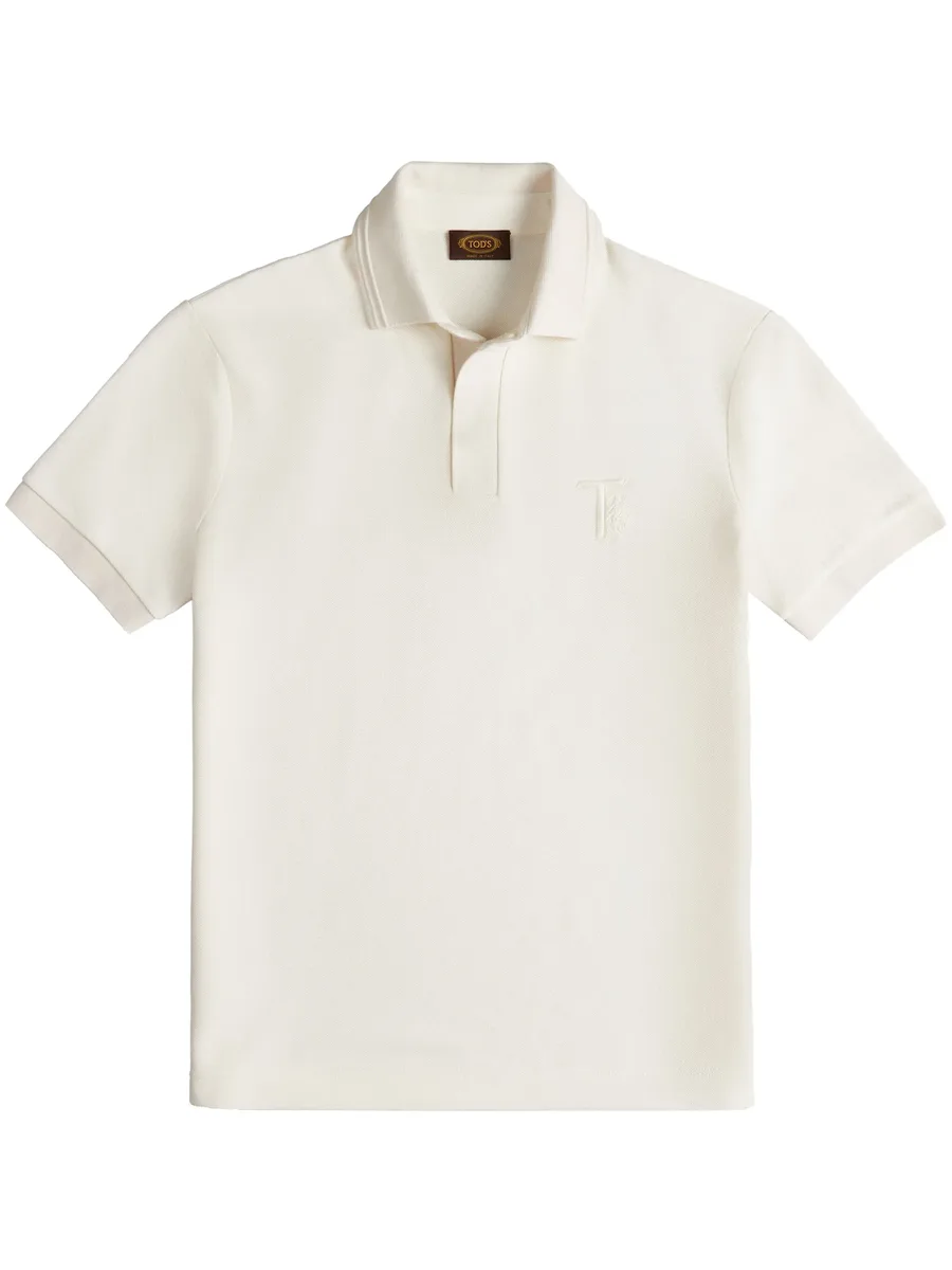 embroidered-logo polo shirt 2