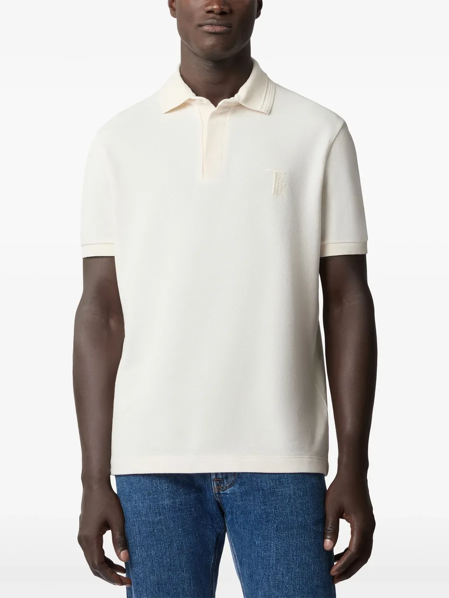 embroidered-logo polo shirt 4
