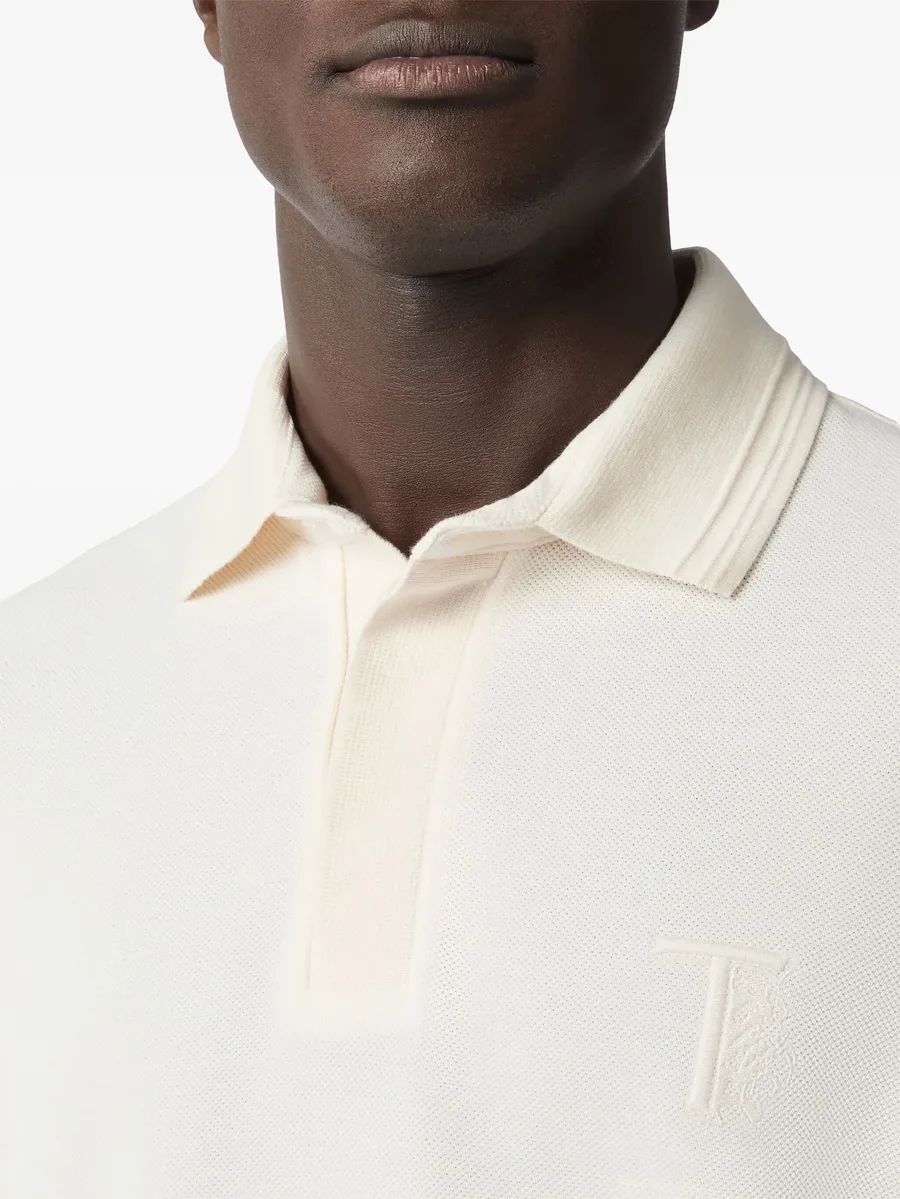 embroidered-logo polo shirt 8