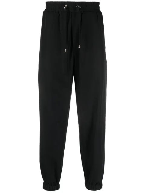 Fluid cotton track pants