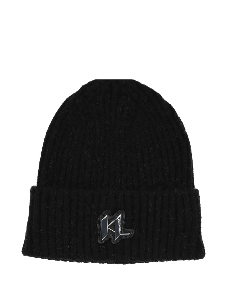 logo-patch beanie 2