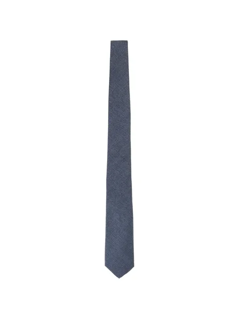 blue silk tie