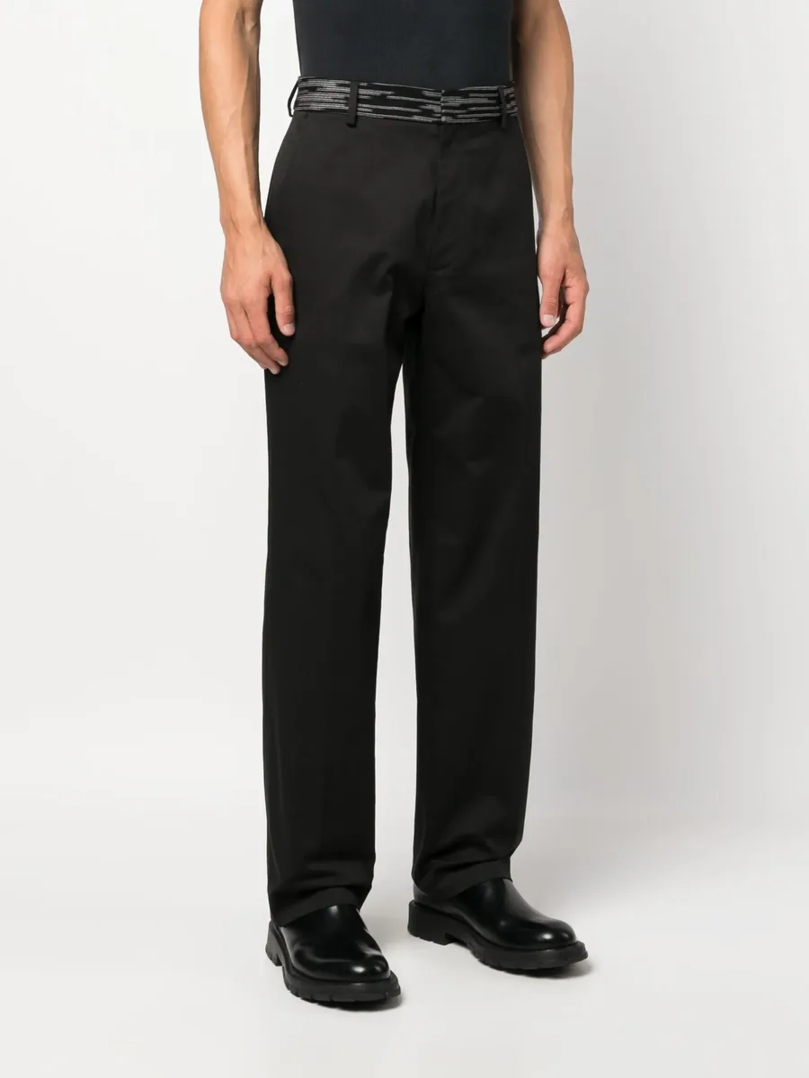 straight-leg chino trousers 6
