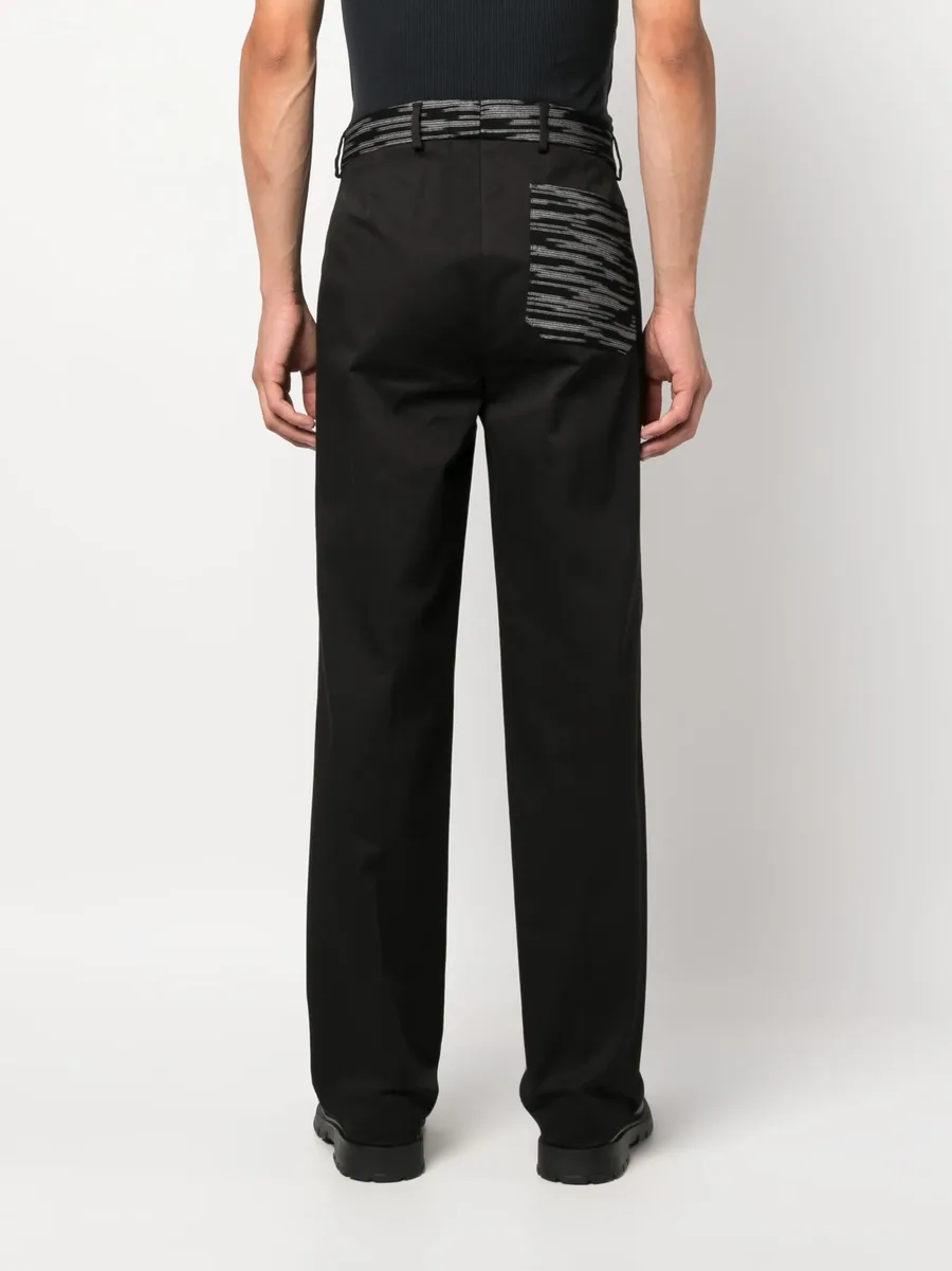 straight-leg chino trousers 7