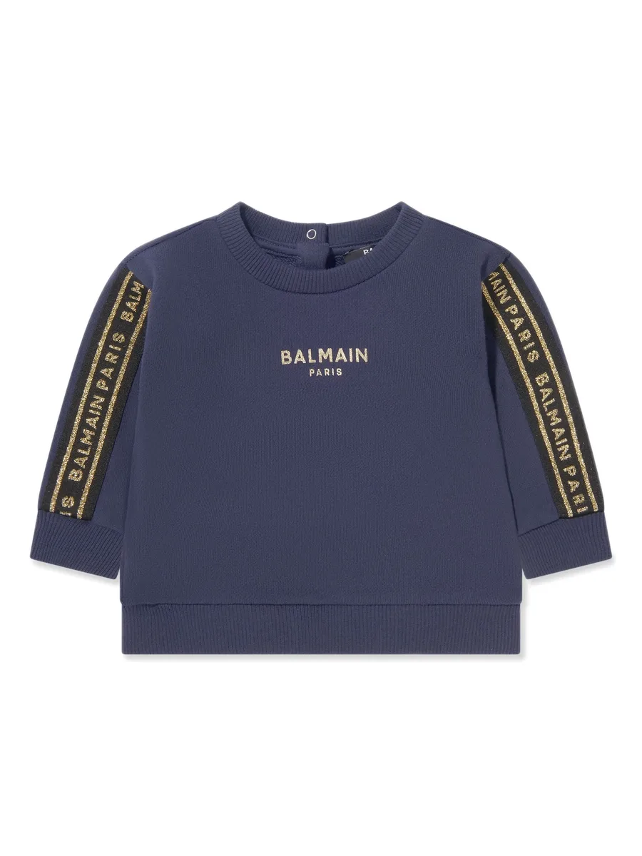 logo-print cotton sweatshirt 2
