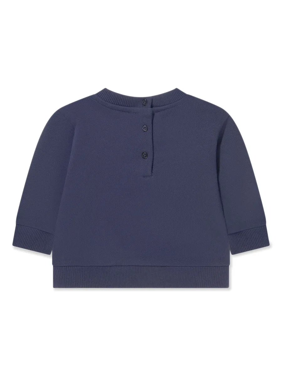 logo-print cotton sweatshirt 4