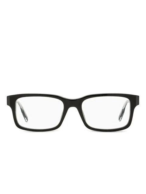 rectangular-frame glasses