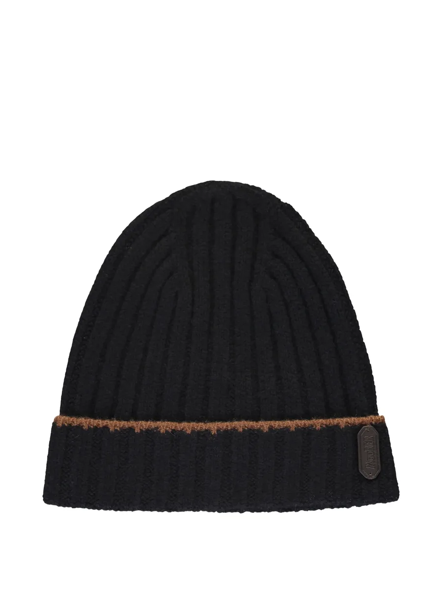 knitted line beanie hat 2