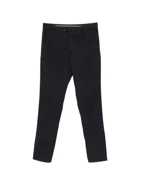 front-button trousers