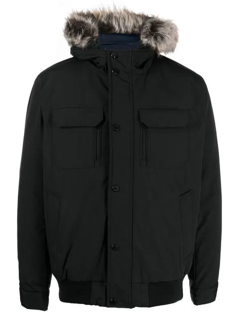 hooded padded jacket