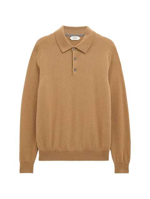 cashmere polo shirt