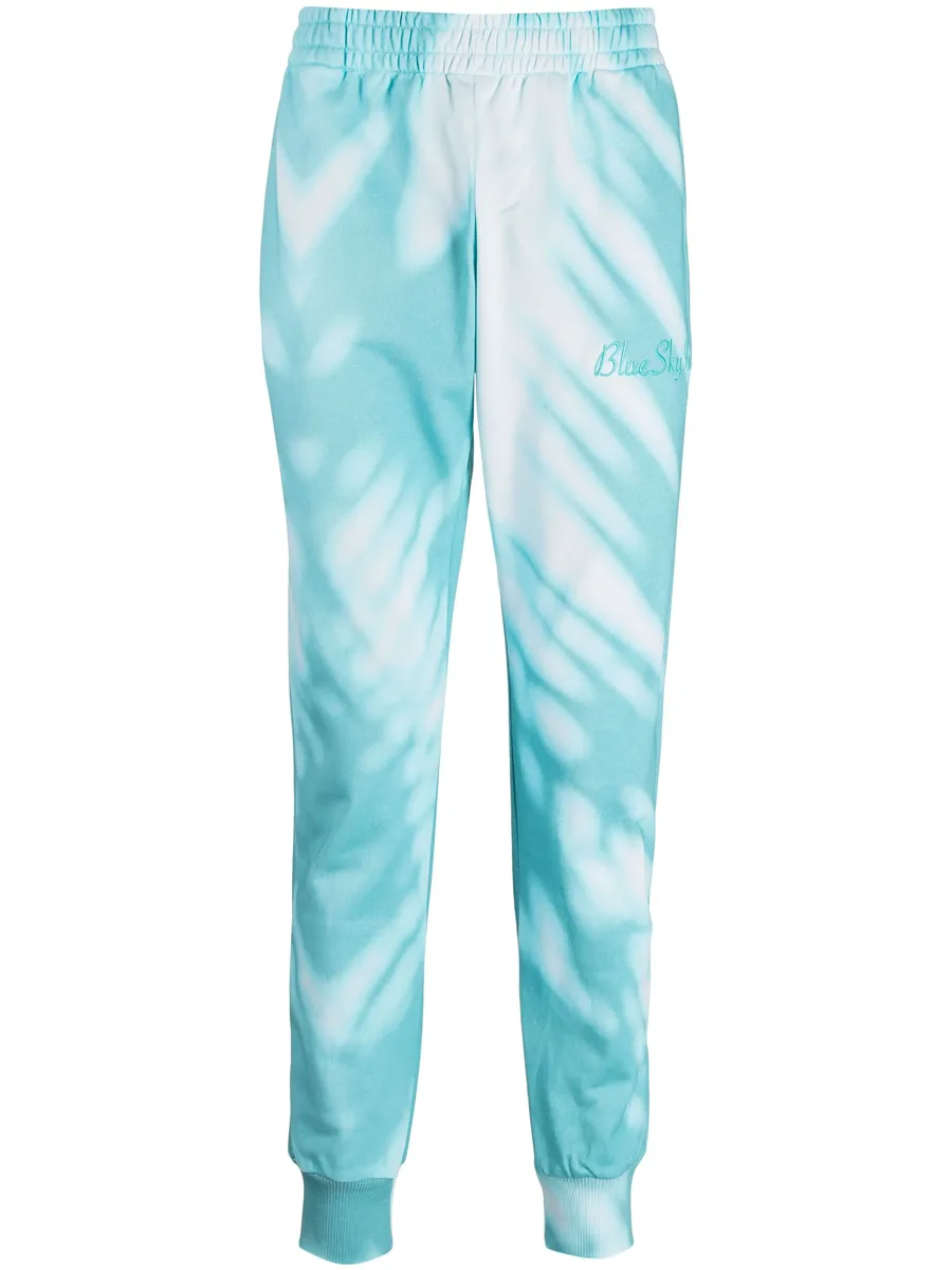 logo-embroidered cotton track pants 2