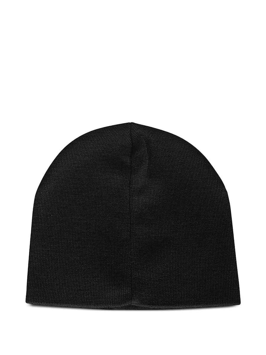 embroidered-logo beanie hat 4