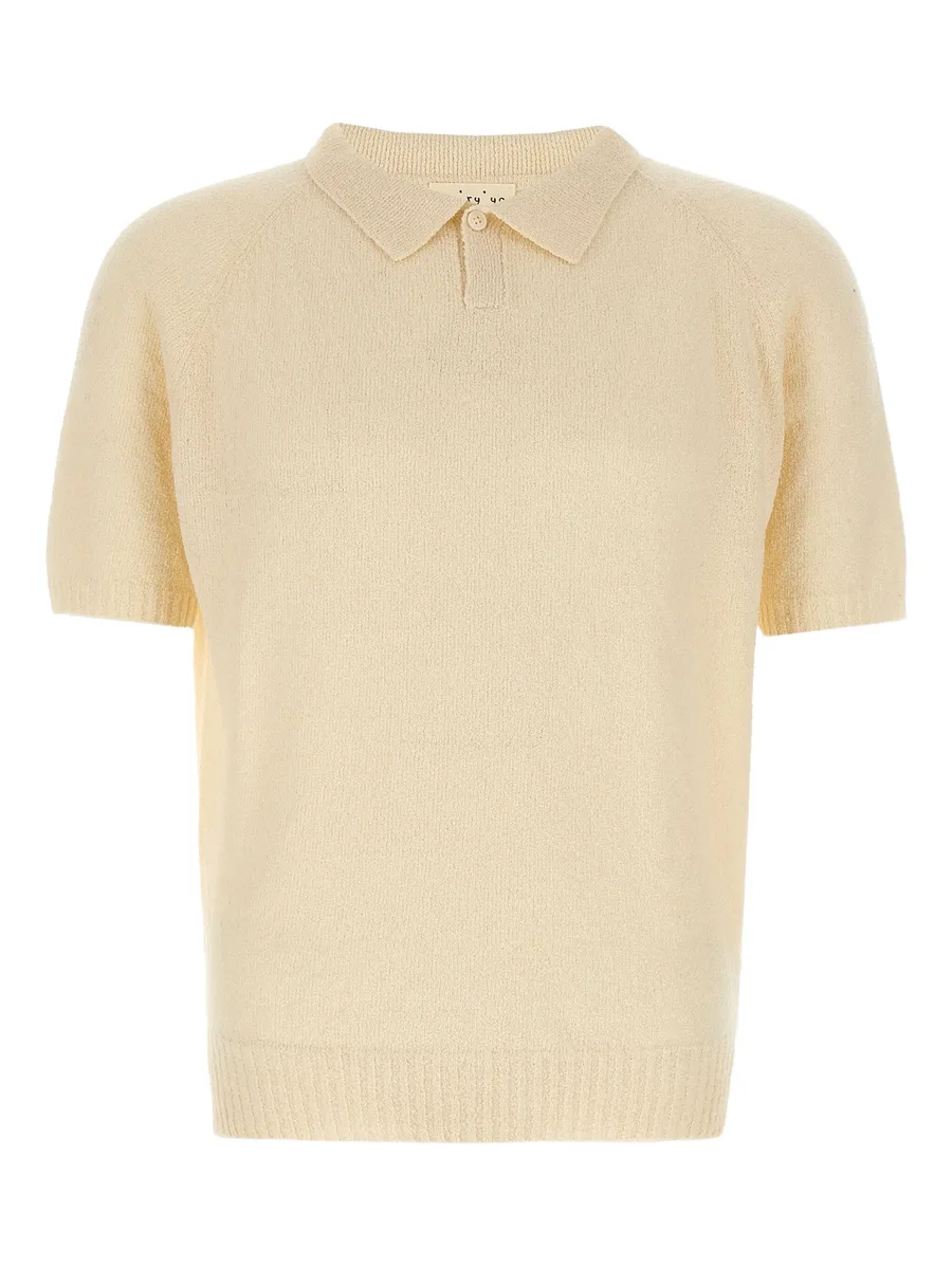 bouclé polo shirt 1
