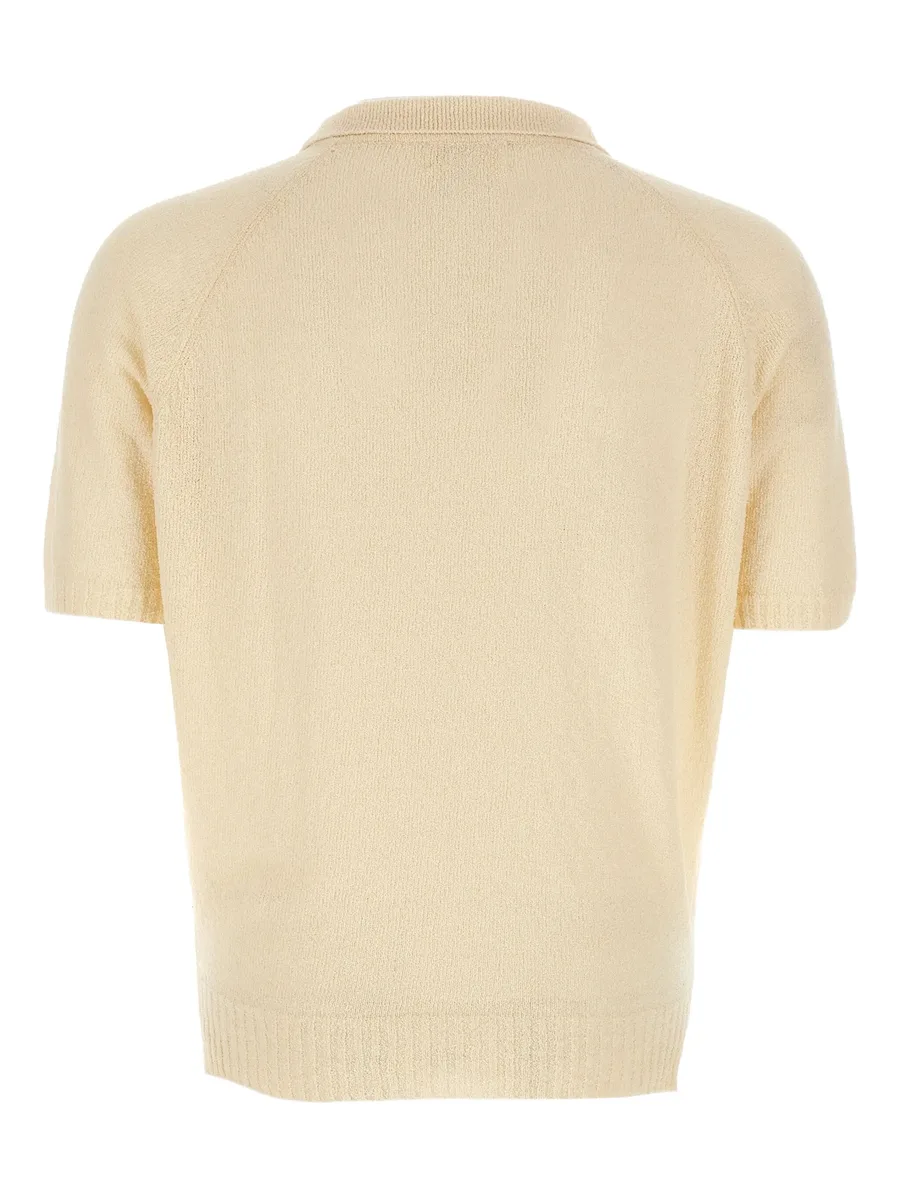 bouclé polo shirt 4