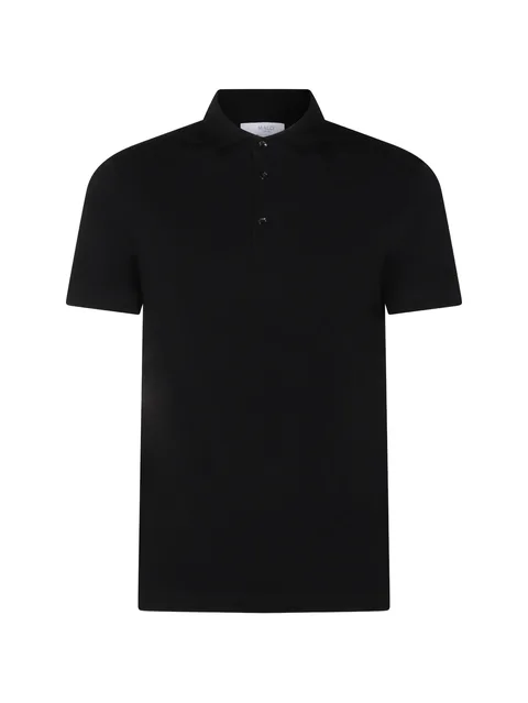 buttoned polo shirt