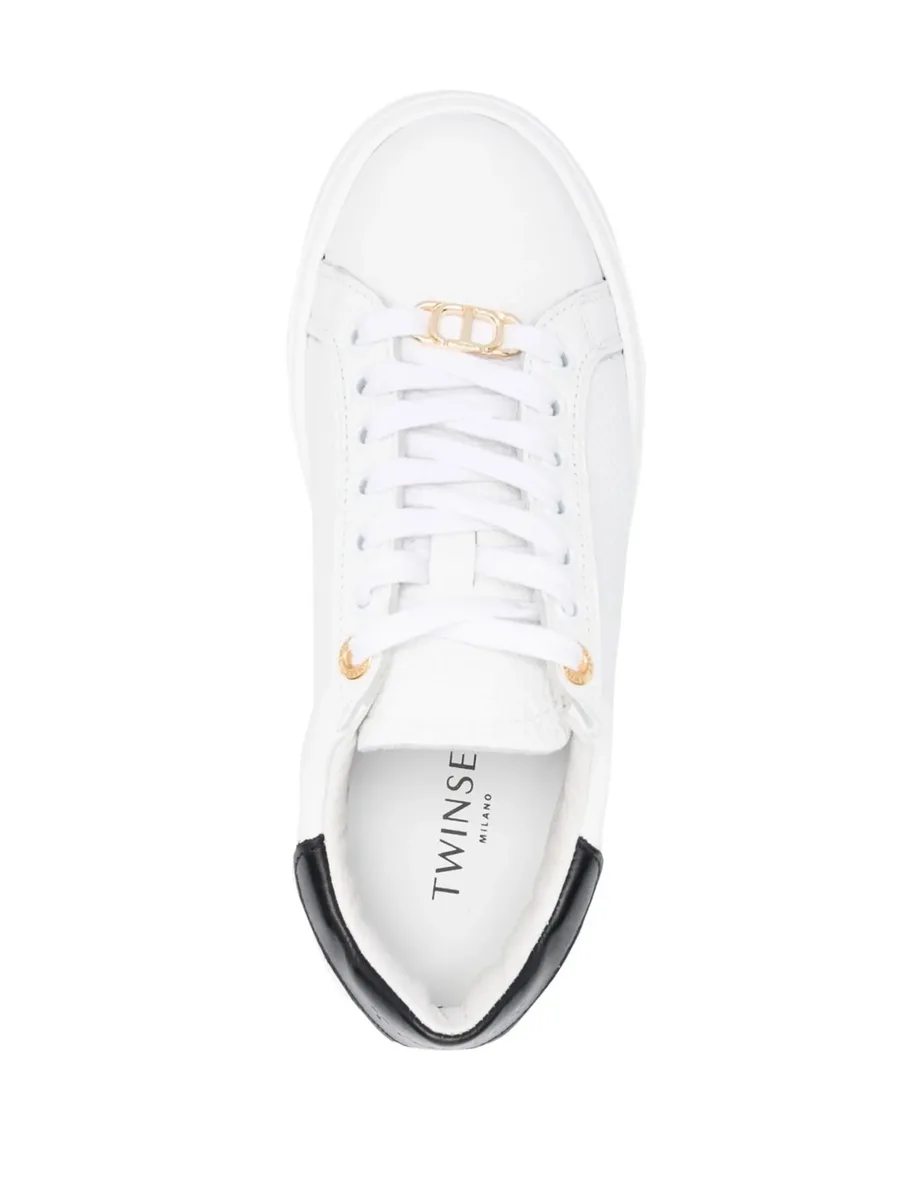 contrasting-heel leather sneakers 7