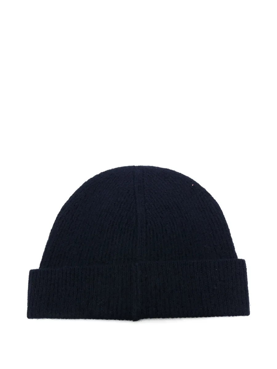 embroidered-logo beanie 4