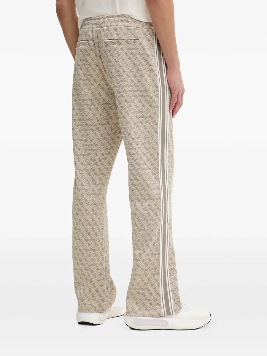 monogram-pattern side-stripe track pants 6