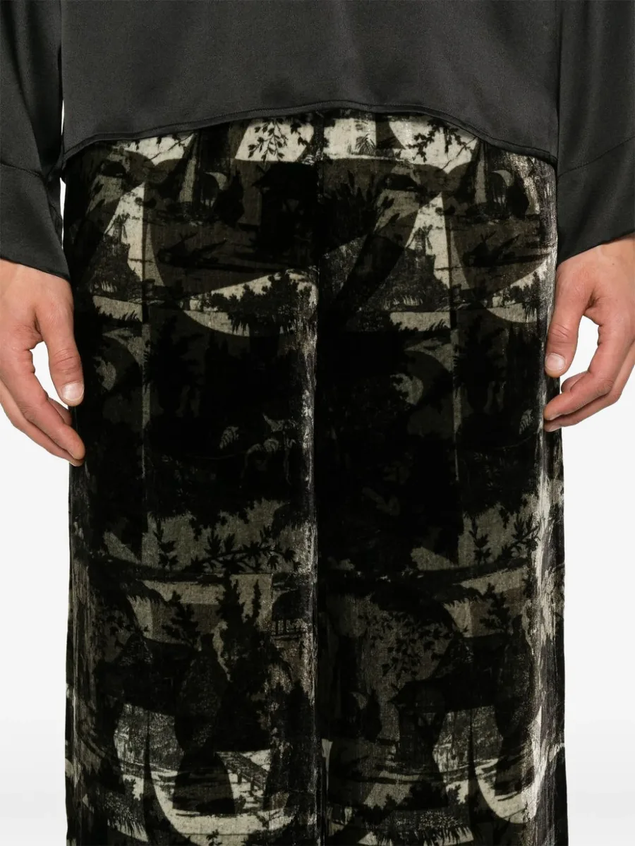 Kanada dragon-print trousers 7
