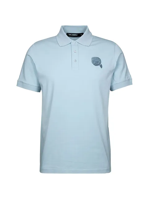 logo-print polo shirt