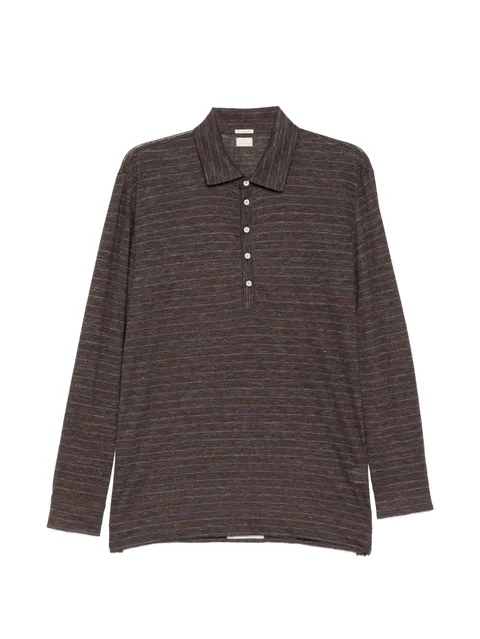 striped polo shirt