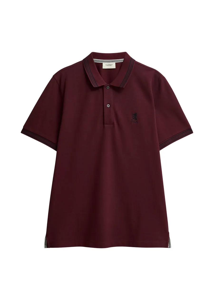 piqué tipped polo shirt 2