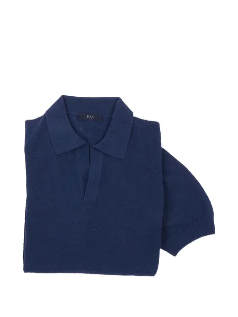 v-neck polo shirt