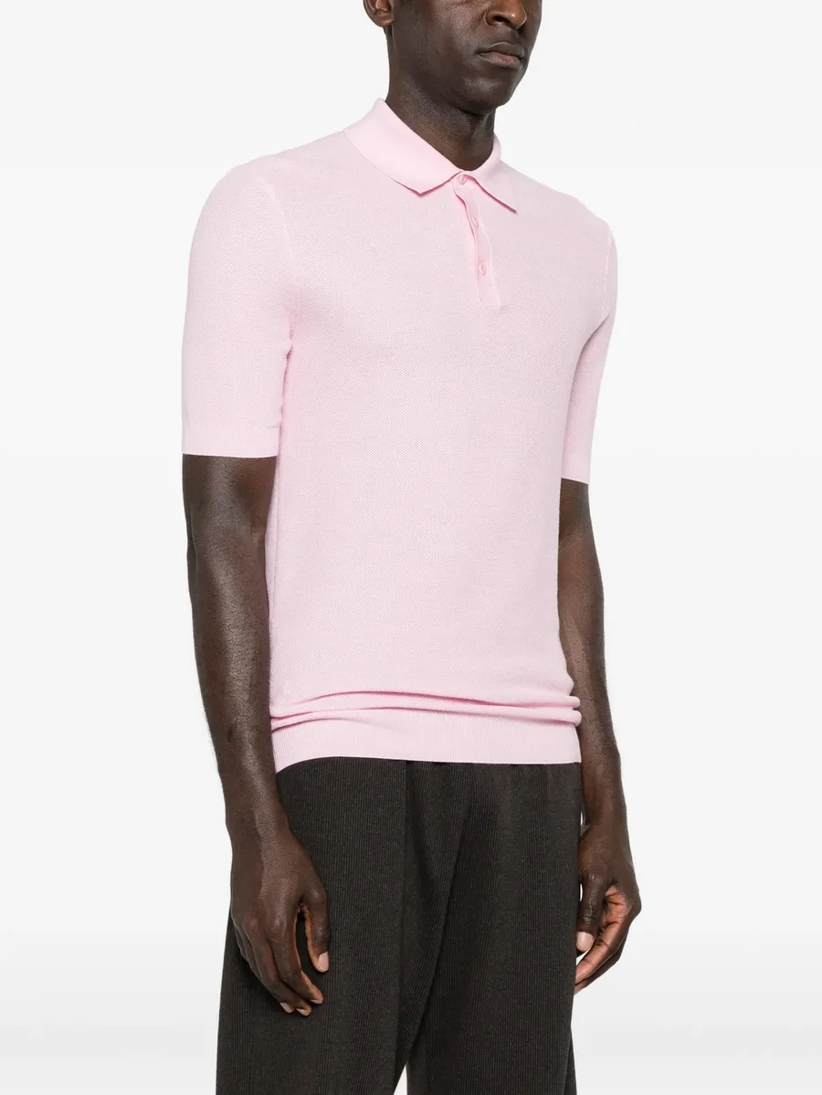 piqué-knit polo shirt 5