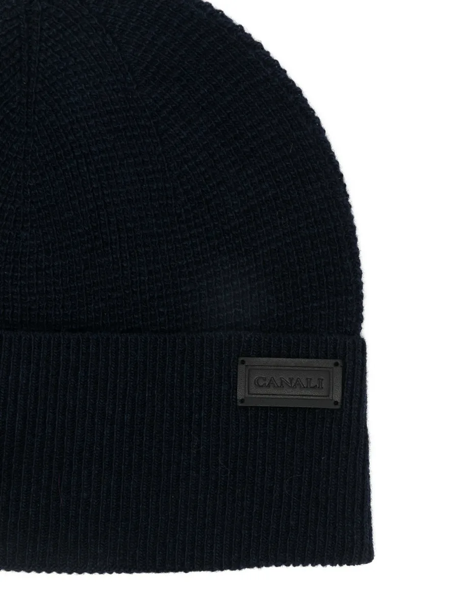 logo-patch beanies 6