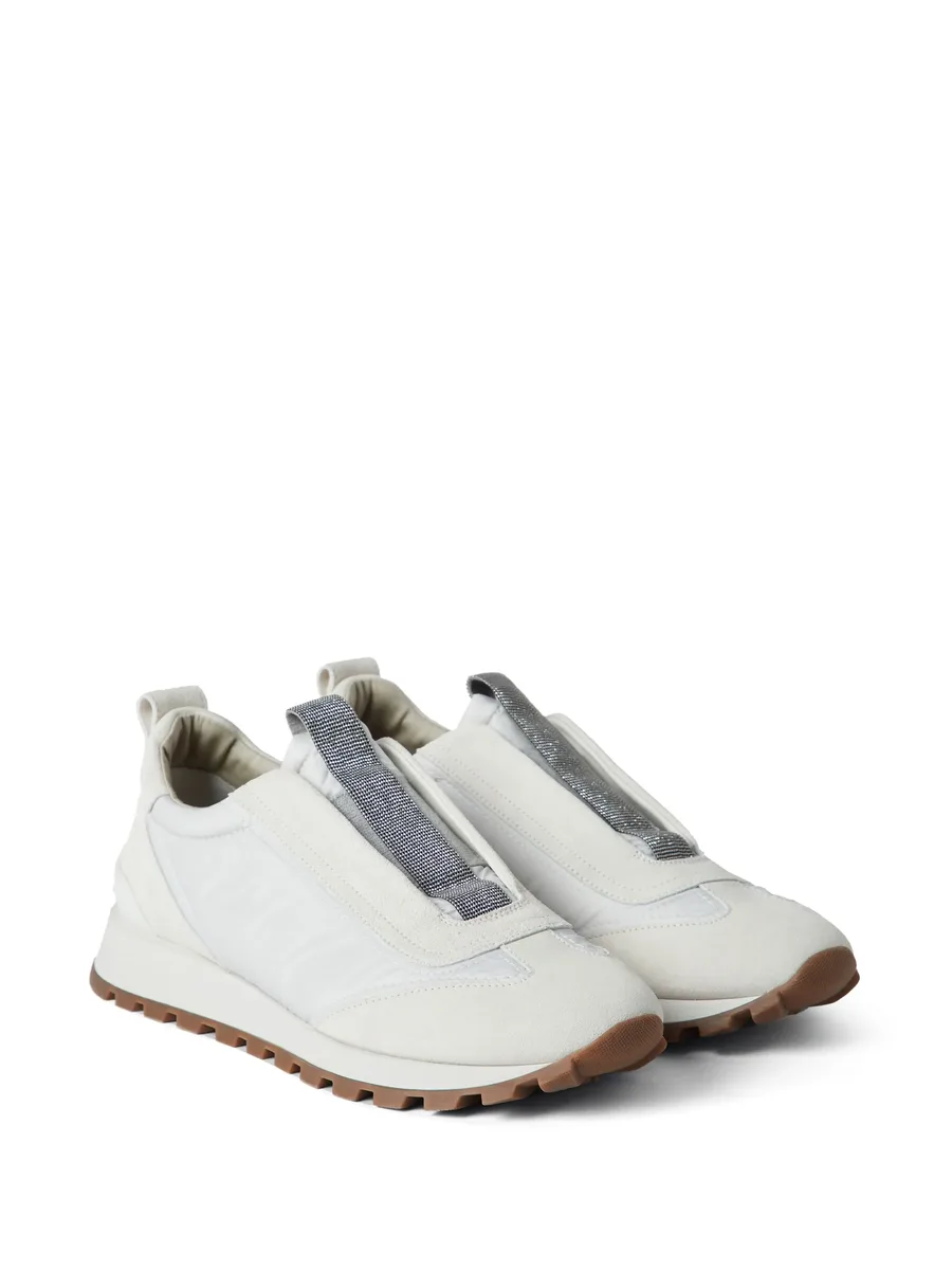 monili-embellished low-top sneakers 3