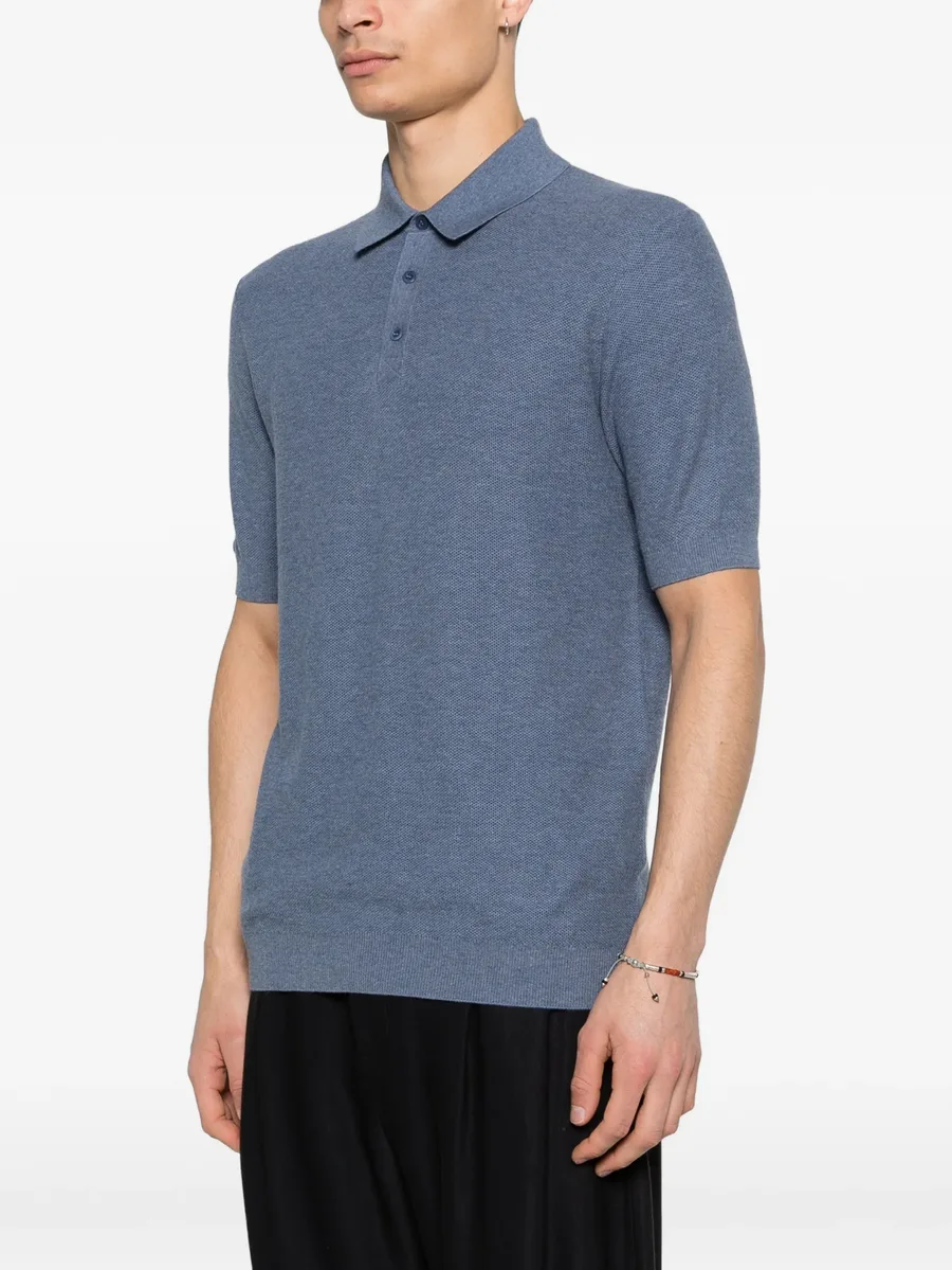 piqué-knit polo shirt 5