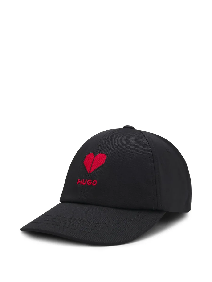 heart-embroidered logo cap 6