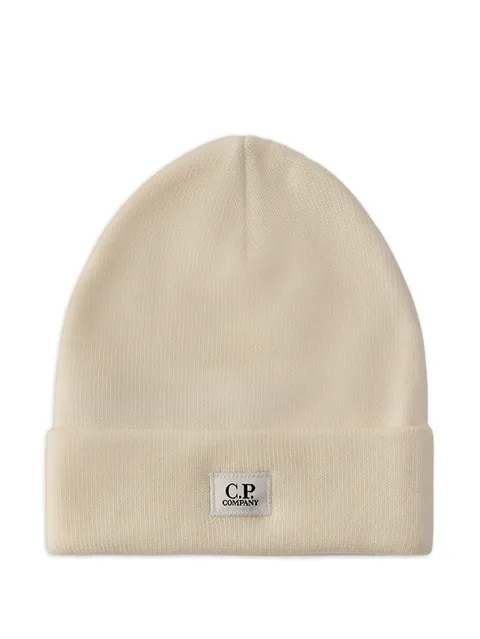 logo-patch beanie hat
