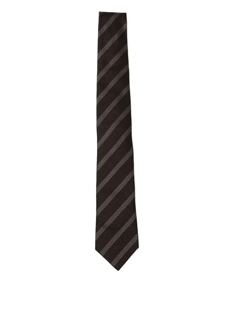 striped silk tie