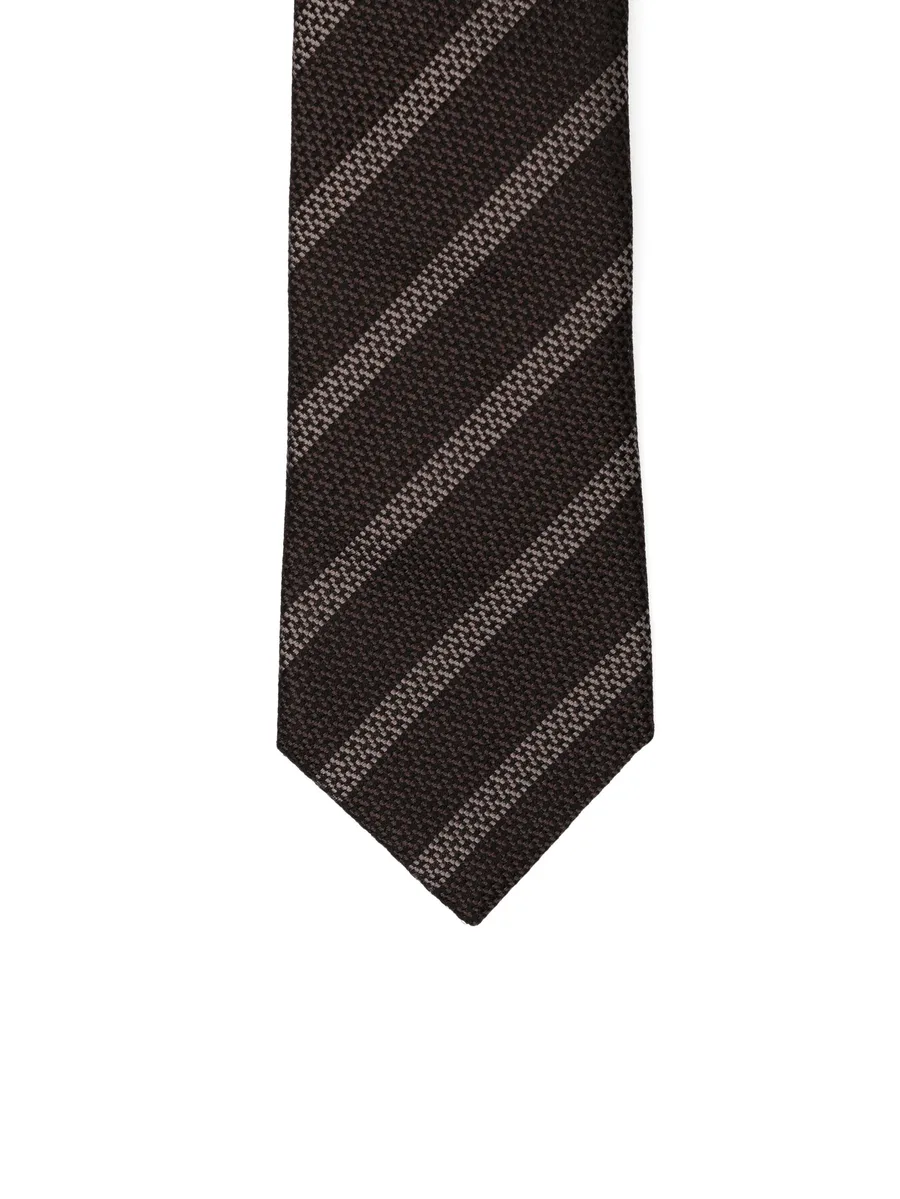 striped silk tie 6