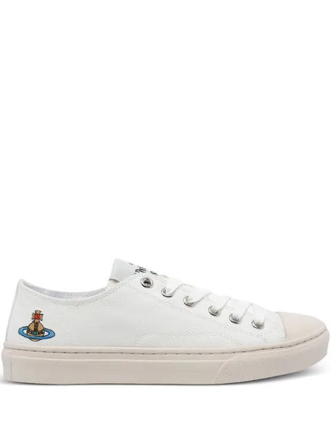 low-top logo sneakers