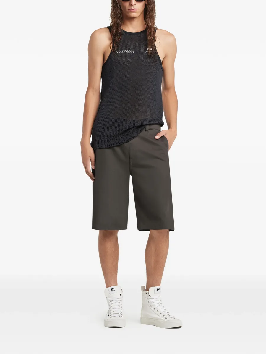 logo mesh vest 4