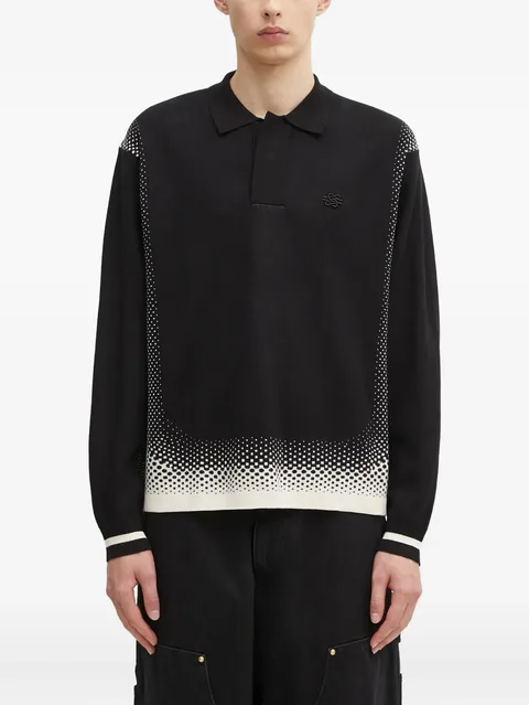 long-sleeves polo shirt